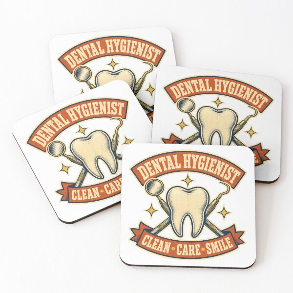Item preview, Dental Hygienist Shirt Vintage Tooth Badge designed and sold by Freshloop Studio | Whimsical Vintage Art.