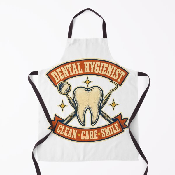 Item preview, Dental Hygienist Shirt Vintage Tooth Badge designed and sold by Freshloop Studio | Whimsical Vintage Art.