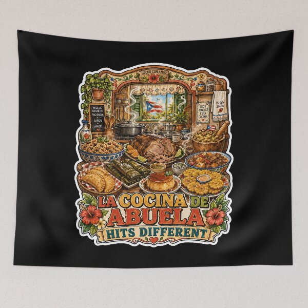 Item preview, La Cocina de Abuela Hits Different Puerto Rico designed and sold by No Limits T-Shirts.