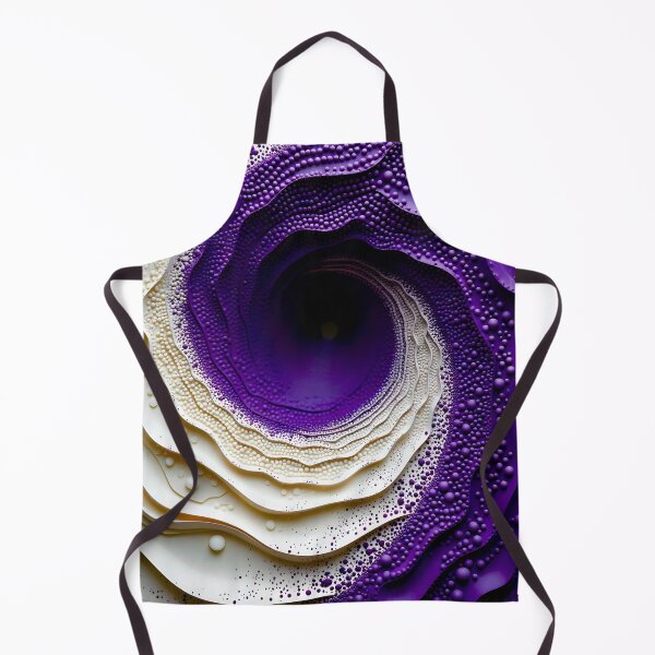 Item preview, Purple and White Abstract Swirl designed and sold by Vicky Brago-Mitchell®.