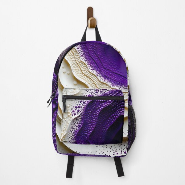 Item preview, Purple and White Abstract Swirl designed and sold by Vicky Brago-Mitchell®.