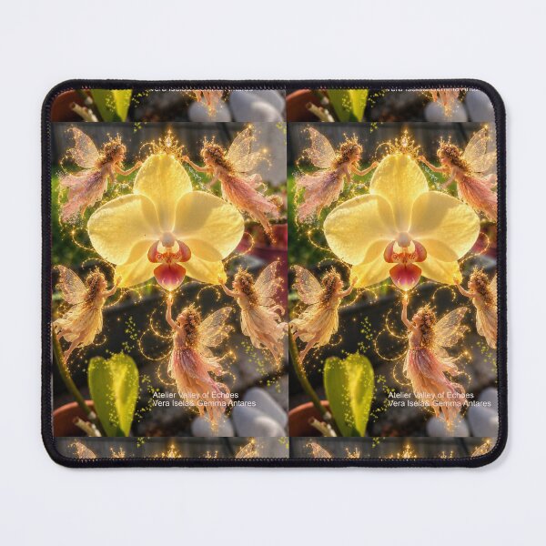 Item preview, Fairies Blessing the Golden Orchid designed and sold by Art7Dimension.