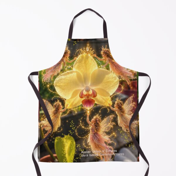 Item preview, Fairies Blessing the Golden Orchid designed and sold by Art7Dimension.