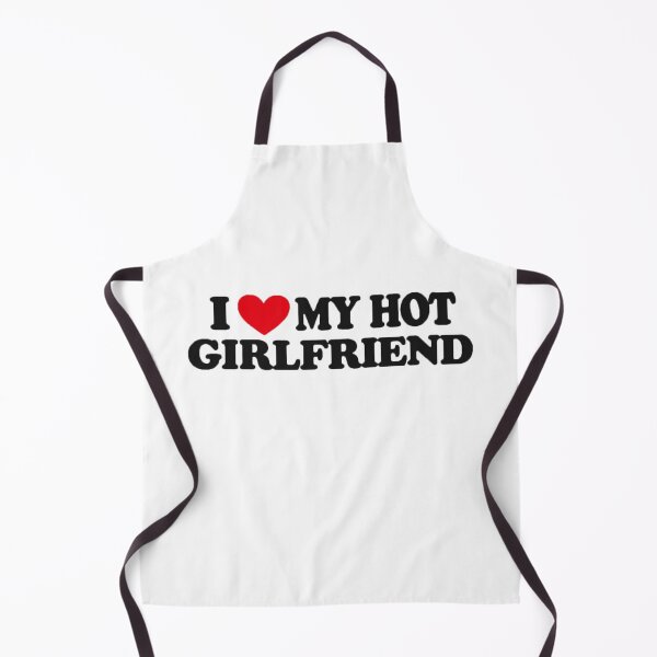 Item preview, I Love My Hot Girlfriend Funny Couple Meme Text designed and sold by TrxshWear.