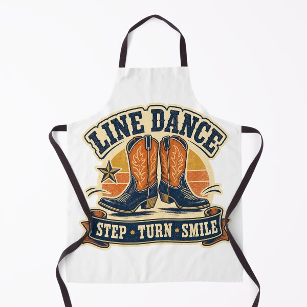 Item preview, Line Dancing Shirt Vintage Cowboy Boots Badge designed and sold by Freshloop Studio | Whimsical Vintage Art.