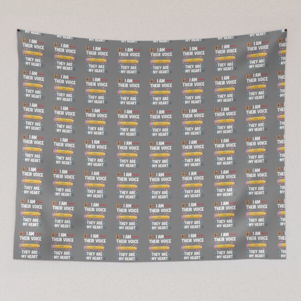 Item preview, I Am Their Voice SPED They Are My Heart Special Education Teacher Advocate designed and sold by SofiBlair.