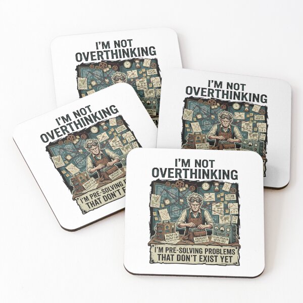 Item preview, I'm Not Overthinking I'm Pre-Solving Problems That Don't Exist Yet Retro Humor designed and sold by get55shirt.