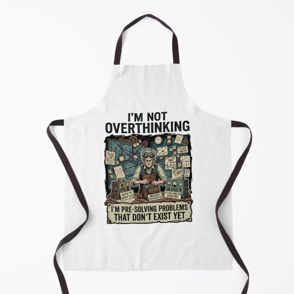 Item preview, I'm Not Overthinking I'm Pre-Solving Problems That Don't Exist Yet Retro Humor designed and sold by get55shirt.