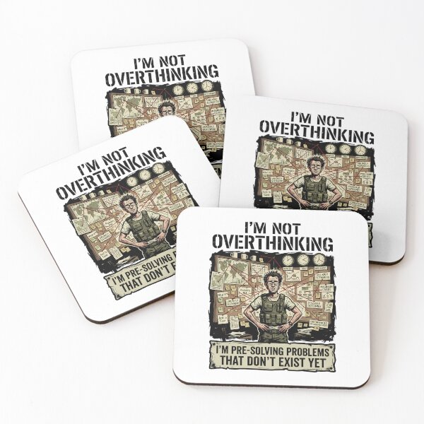Item preview, I'm Not Overthinking I'm Pre-Solving Problems Funny Sarcastic Quote Design designed and sold by get55shirt.