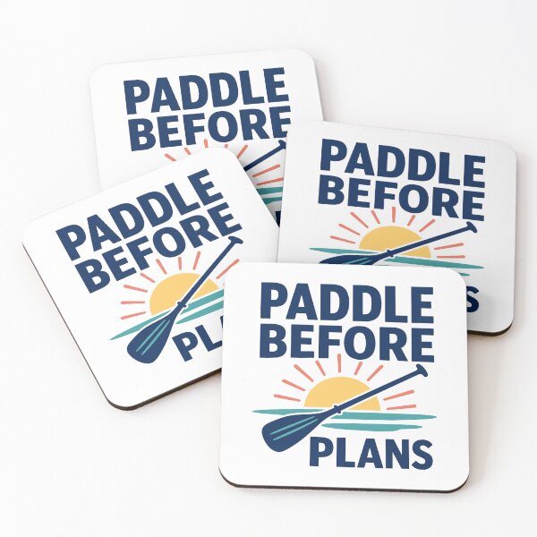 Item preview, Paddle Before Plans Outdoor Badge designed and sold by aihrgdesign.