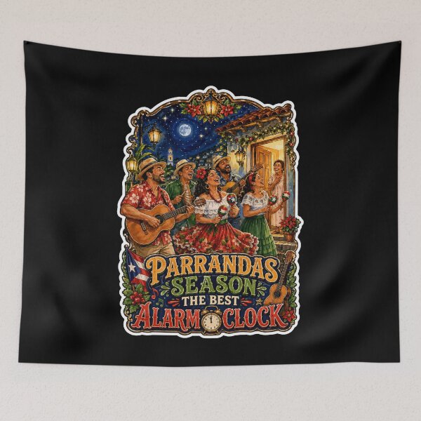 Item preview, Parrandas Season Best Alarm Clock Puerto Rico designed and sold by No Limits T-Shirts.