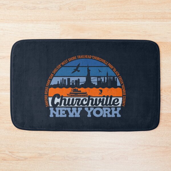 Item preview, Churchville New York Sunset Retro Vintage Local Pride Logo designed and sold by CRHPOD20.