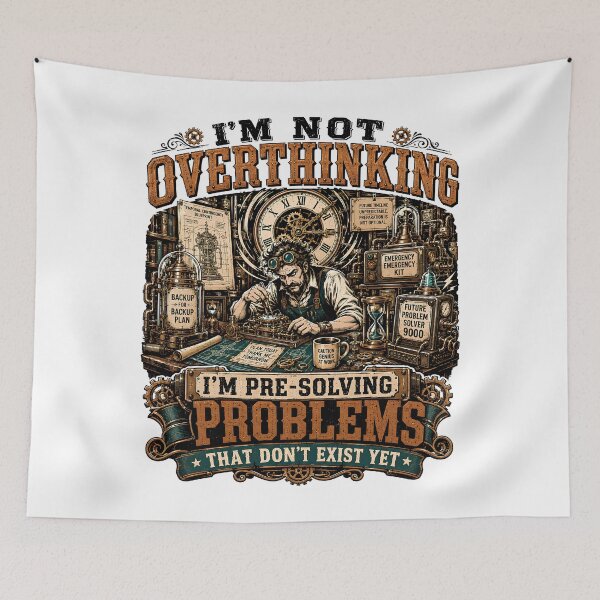 Item preview, I'm Not Overthinking I'm Pre-Solving Problems That Don't Exist Yet Office Humor designed and sold by get55shirt.