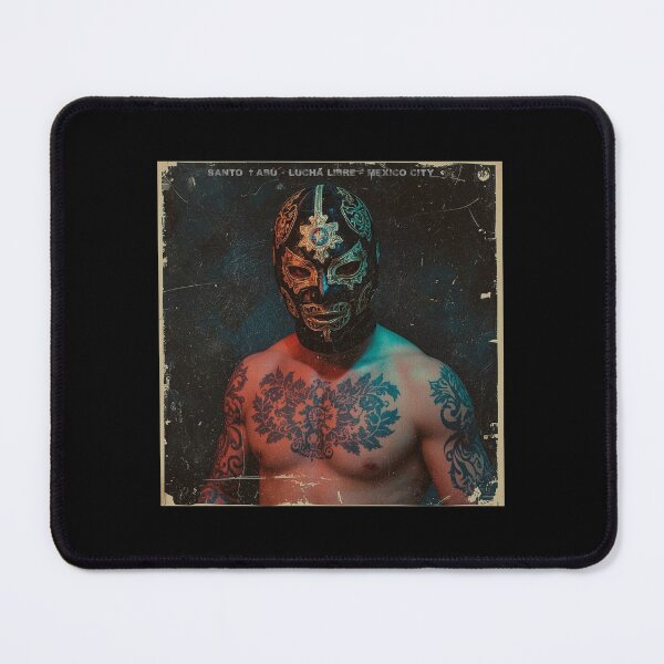 Item preview, Lucha Libre Mexico City 1985 - Retro Vintage Latin Wrestling Photography designed and sold by santo ✝abú.