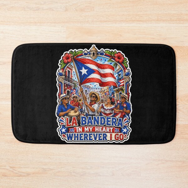 Item preview, Puerto Rico La Bandera In My Heart Flag Design designed and sold by No Limits T-Shirts.