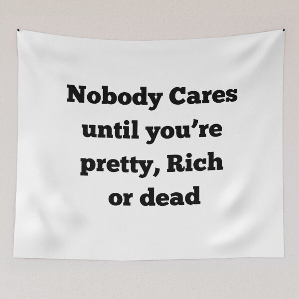 Item preview, Nobody cares designed and sold by Dreambymaya.