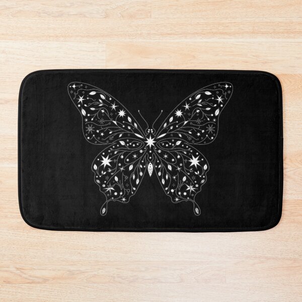 Item preview, Celestial Botanical Butterfly Line Art - Mystical Starry Night Wings - Dark Boho Aesthetic designed and sold by BestChoiceService.