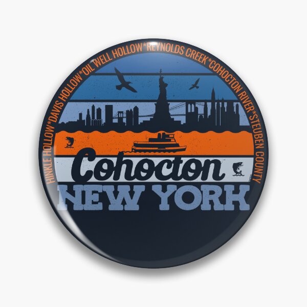 Item preview, Cohocton New York Sunset Retro Vintage Local Pride Logo designed and sold by CRHPOD20.