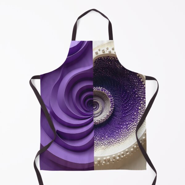 Item preview, Purple and White Abstract Swirl designed and sold by Vicky Brago-Mitchell®.