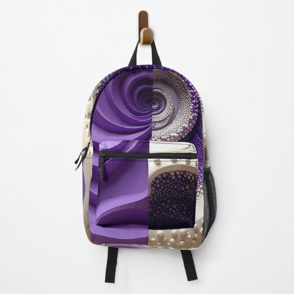 Item preview, Purple and White Abstract Swirl designed and sold by Vicky Brago-Mitchell®.