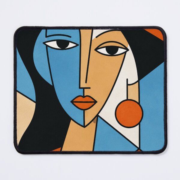 Item preview, Elegant cubist portrait designed and sold by BlueBerry45.