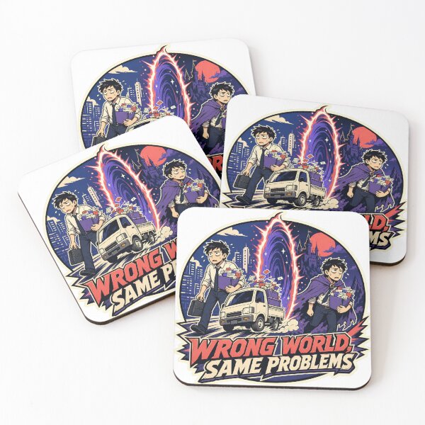 Item preview, Wrong World Same Problems Portal Fantasy Joke designed and sold by chaturbart.