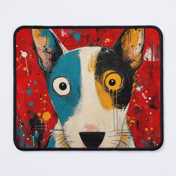 Item preview, Abstract Bull Terrier Pop Art | Colorful Dog Portrait designed and sold by Petsthetic.