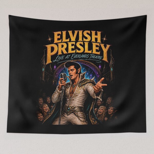 Item preview, Elvish Presley Live at Everlands Theatre designed and sold by Victor Shadehorn.