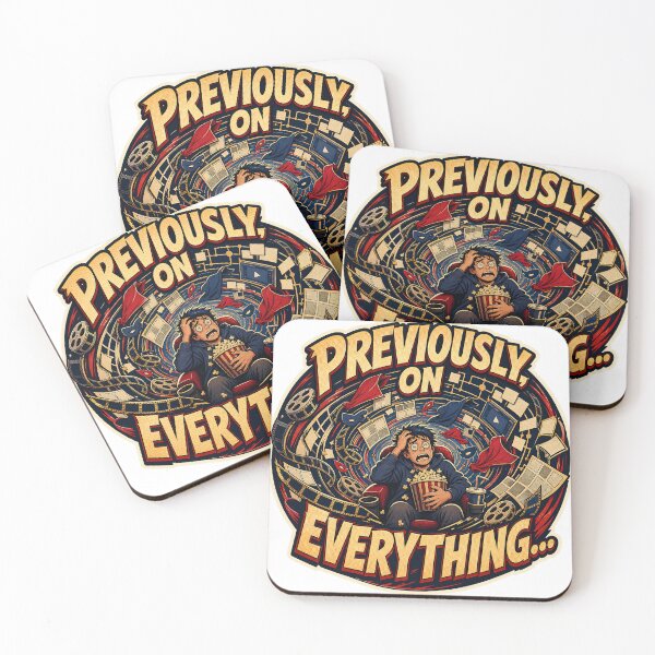 Item preview, Previously On Everything Movie Universe Humor designed and sold by chaturbart.
