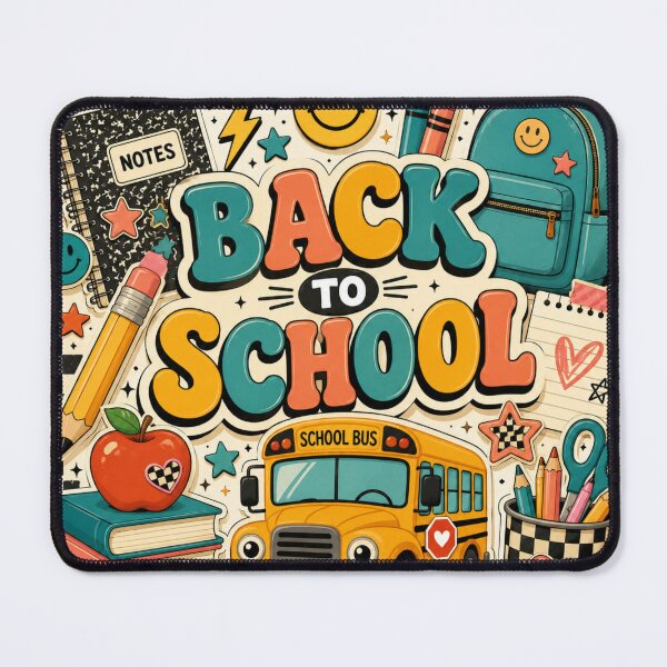 Item preview, Retro Back to School School Bus | Cute Vintage School Supplies Sticker designed and sold by Krzepcia.