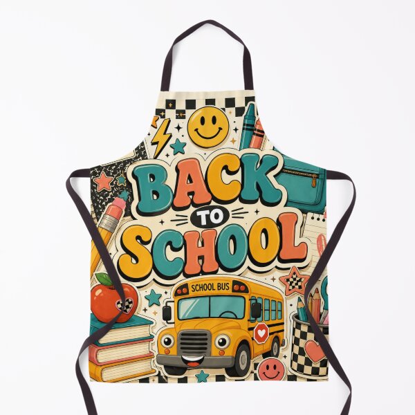 Item preview, Retro Back to School School Bus | Cute Vintage School Supplies Sticker designed and sold by Krzepcia.