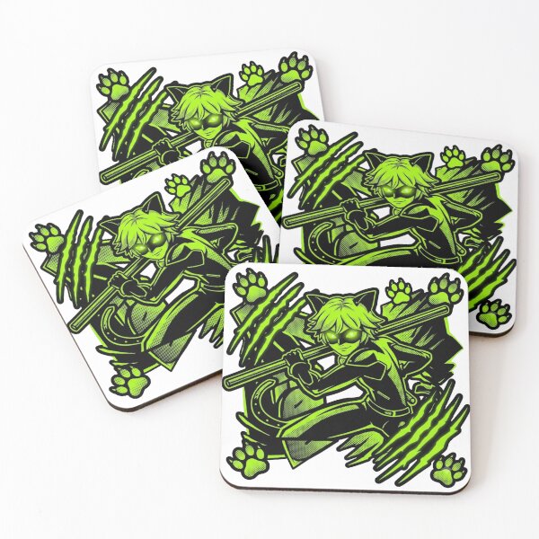 Item preview, Neon Cat Noir - Urban Streetwear designed and sold by conamor-bymel.