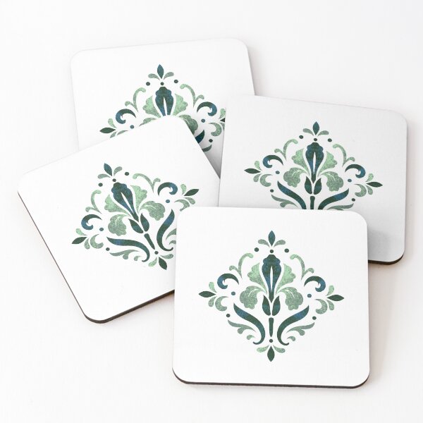 Item preview, Botanical Ornament – Iris (Natural) designed and sold by silviaxe.