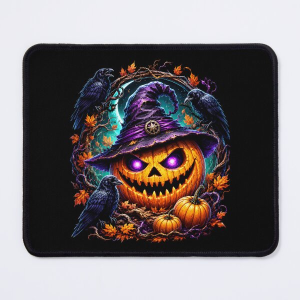 Item preview, Haunted Witch Pumpkin with Ravens designed and sold by Victor Shadehorn.