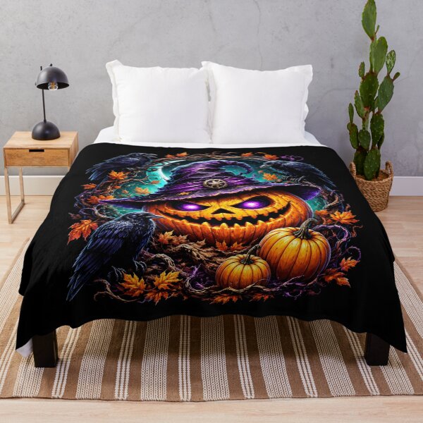 Item preview, Haunted Witch Pumpkin with Ravens designed and sold by Victor Shadehorn.