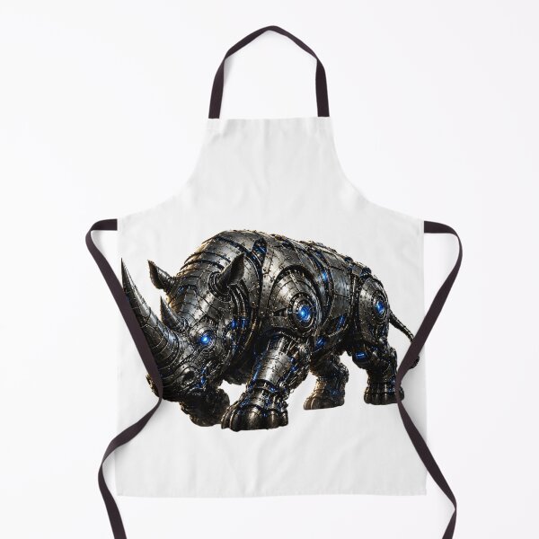 Item preview, Steel Rhino Masterpiece | Ultimate Mechanical Rhinoceros | Premium Cyber Tank Beast Art designed and sold by SteelCoat Studio.
