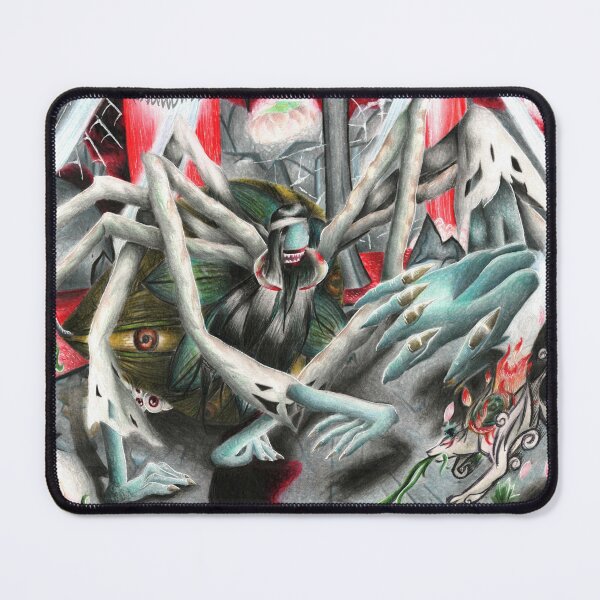 Item preview, Mythological Sun Wolf vs Giant Spider Demon Boss designed and sold by CuervoRonronero.