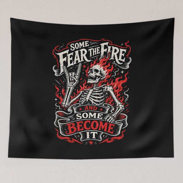 Item preview, Some Fear the Fire Some Become It designed and sold by Victor Shadehorn.