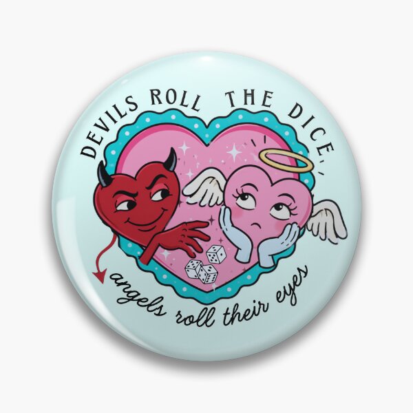Item preview, devil and angel  designed and sold by gigi jones.