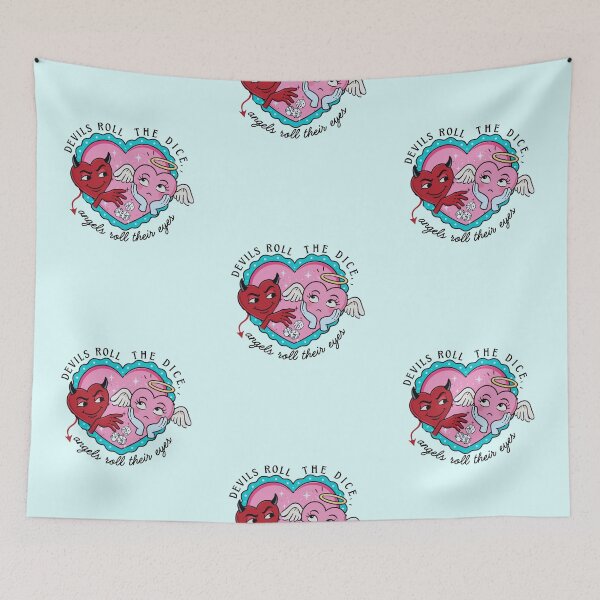 Item preview, devil and angel  designed and sold by gigi jones.