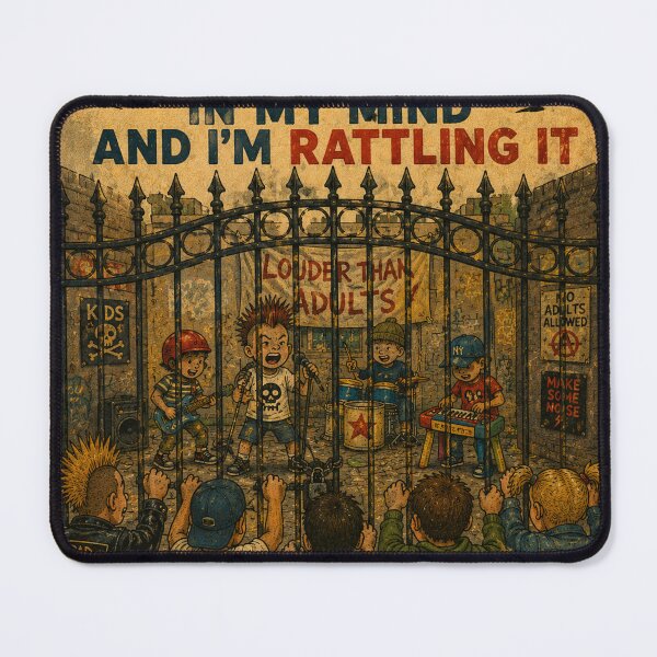 Item preview, THERE'S AN IRON GATE IN MY MIND designed and sold by The Turbulent Architect.
