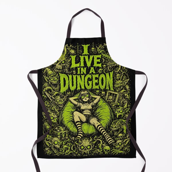 Item preview, I Live in a Dungeon Goblin Horde Humor designed and sold by Victor Shadehorn.