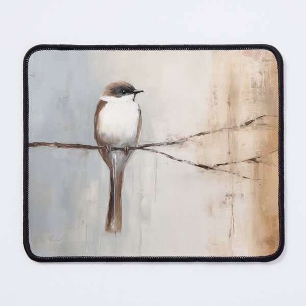 Item preview, Wabi sabi and japandi inspired minimalist bird designed and sold by filigreedigital.