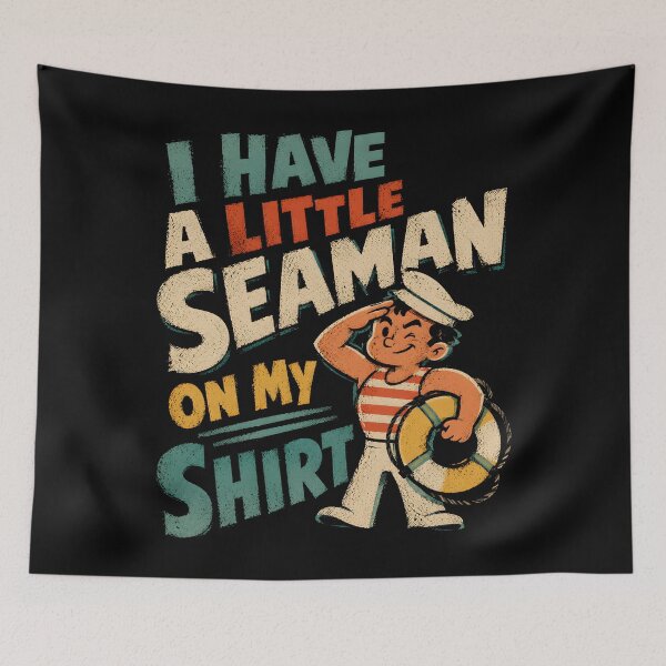Item preview, Little Seaman Nautical Double Entendre designed and sold by Victor Shadehorn.