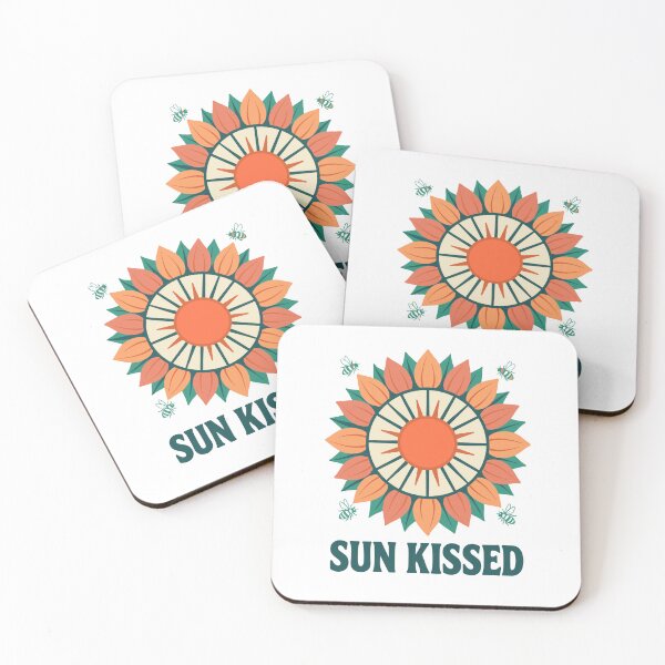 Item preview, Sun Kissed – Vintage Sunflower & Bees Retro Botanical Illustration designed and sold by artscreat.