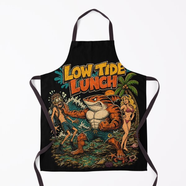 Item preview, Low Tide Lunch Shark Muscle Beach Chaos designed and sold by Victor Shadehorn.