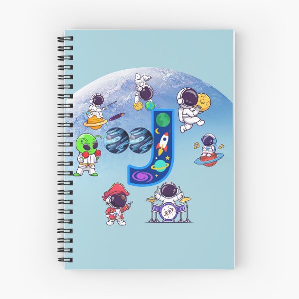 Item preview, Letter J Space Art — Astronaut Alphabet Monogram Gift designed and sold by BoldcreationsM.