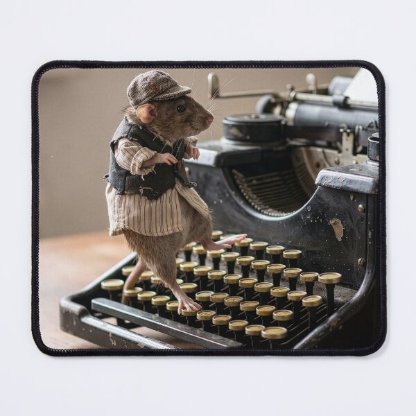 Item preview, Rat Writes the Great American Novel designed and sold by Tridentulus.