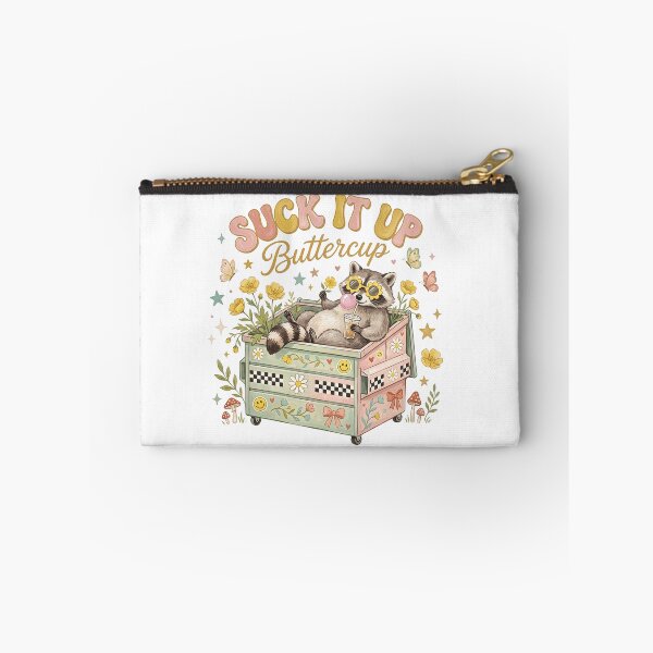 Item preview, Suck It Up Buttercup Funny Trash Panda Raccoon designed and sold by DewCreates.