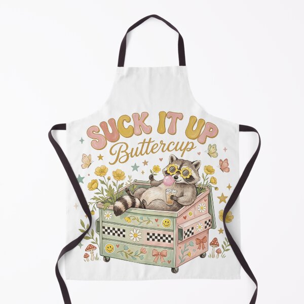 Item preview, Suck It Up Buttercup Funny Trash Panda Raccoon designed and sold by DewCreates.